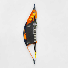 Лук 9835 (48) висота 76 см, 3 стріли з присосками, на листі