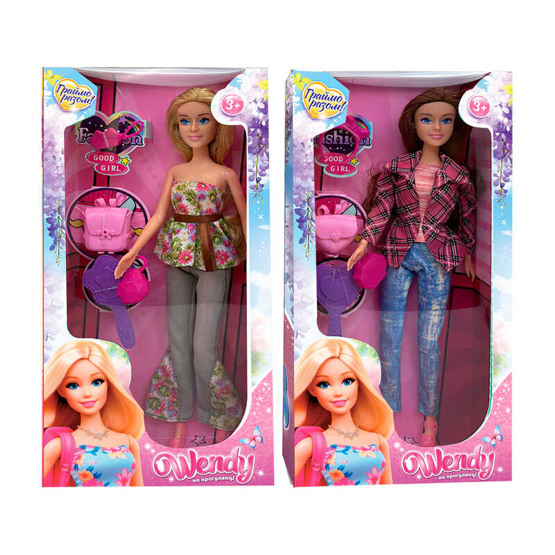 Лялька 14080 (36/2) “Wendy“, 2 види, “На прогулянці”, висота 30 см, аксесуари, в коробці Лялька 14080 (36/2) “Wendy“, 2 види, “На прогулянці”, висота 30 см, аксесуари, в коробці