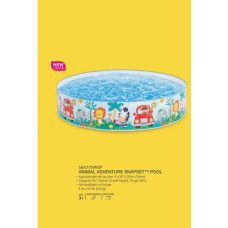 Intex Басейн 58477 NP “Качиний риф“ (6) від 3-х років, діаметр 122см, висота 25см, 218л