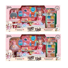 Лялька 2027-24 (12) 2 види, 30 см, шарнірні суглоби, імітація скляних очей, підсвічування, аксесуари, меблі, в коробці