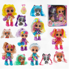 Лялька 213 B1 (72/2) 6 видів, висота 22см, весела пісенька, підсвічування, гумова голова, улюбленець, знімний одяг, рухливі кінцівки, в коробці, ВИДАЄТЬСЯ МІКС