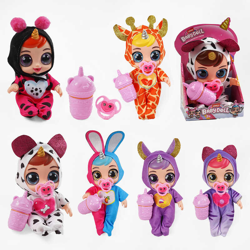 Лялька 214 (144/2) 6 видів, в коробці, гумова, висота 20 см, говорить, сміється, плаче, знімний одяг, рухливі кінцівки, пляшечка, пустушка, ВИДАЄТЬСЯ ТІЛЬКИ МІКС ВИДІВ