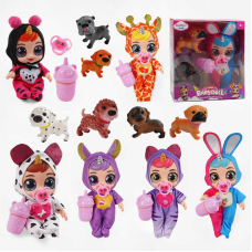 Лялька 216 (72/2) 6 видів, гумова, висота 20 см, говорить, сміється, плаче, знімний одяг, рухливі кінцівки, пляшечка, пустушка, 2 песики, в коробці, ВИДАЄТЬСЯ ТІЛЬКИ МІКС ВИДІВ
