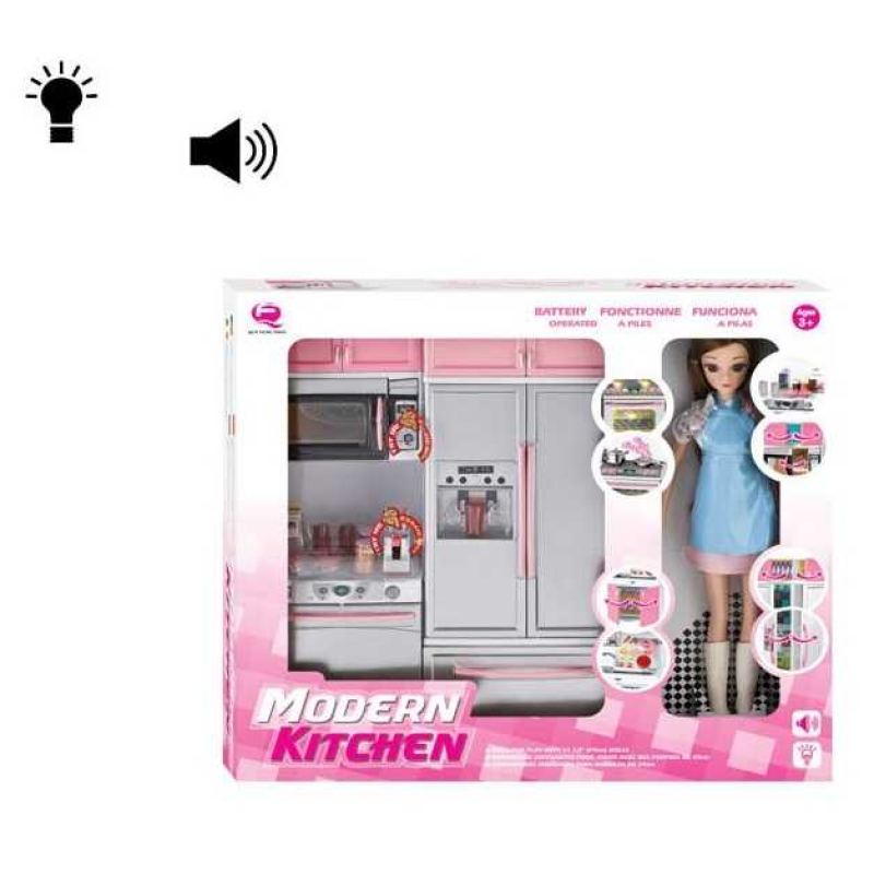 Лялька 26215 P-D (24/2) 30 см, меблі, підсвічування, звуки, в коробці