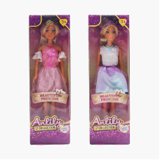 Лялька 616038 (48) 2 види, діадема, вечірня сукня, висота 30 см, в коробці