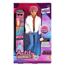 Лялька 616359 (48) висота 30 см, шарнірні суглоби, прошите волосся, аксесуари, знімний одяг, в коробці