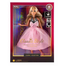 Лялька 616525 (24) висота - 30 см, рухомі кінцівки, шарнірні суглоби, знімна голова, прошите волосся, аксесуари, в коробці