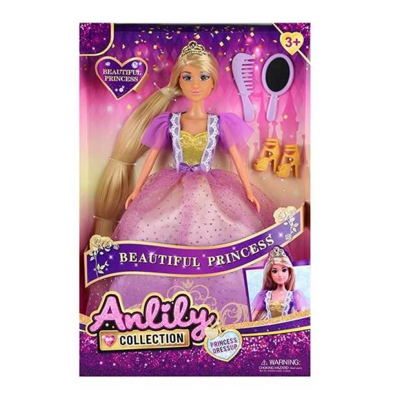 Лялька 616612 (36) висота 30 см, рухомі кінцівки, прошите волосся, аксесуари, знімний одяг, в коробці