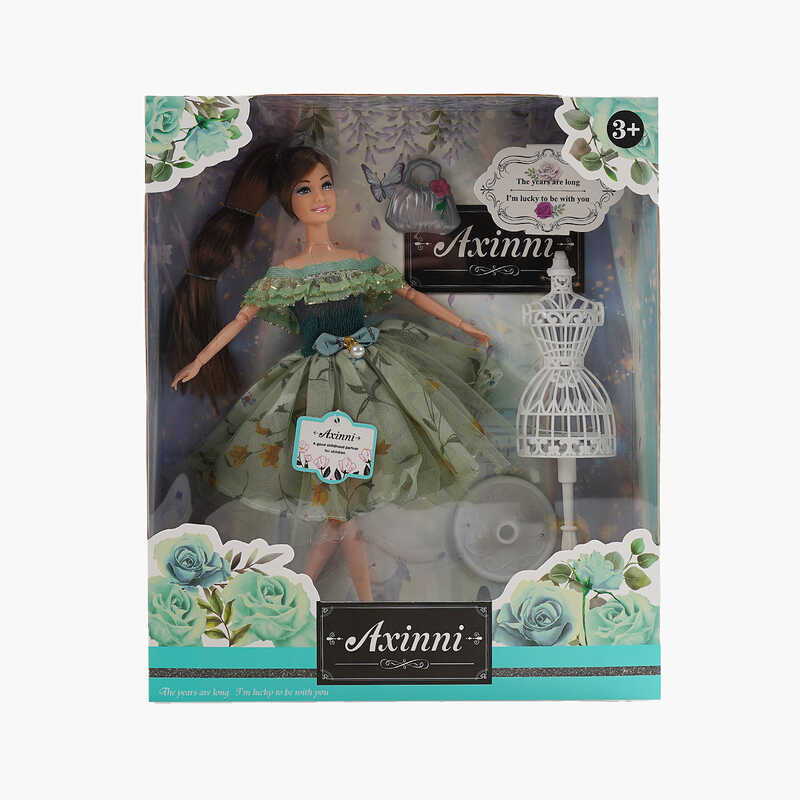 Лялька 6320-9 (48/2) висота: 30 см, шарнірні суглоби, знімний одяг, аксесуари, в коробці