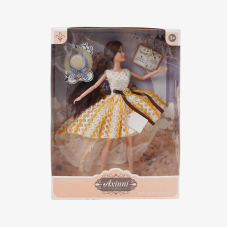 Лялька 6330-14 (60/2) висота: 30 см, шарнірні суглоби, знімний одяг, капелюх, в коробці