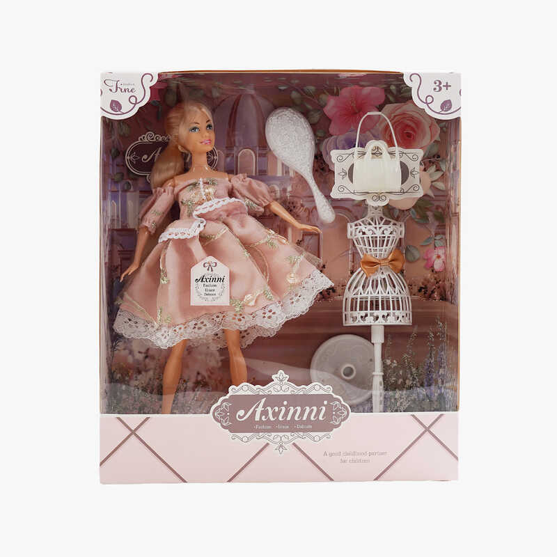 Лялька 6350-9 (48/2) висота: 30 см, шарнірні суглоби, знімний одяг, аксесуари, в коробці