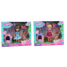 Лялька 64001 (48/2) 2 види, улюбленець, будка, аксесуари, в коробці