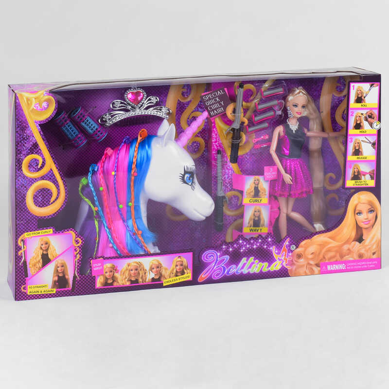 Лялька 68155 (12/2) голова для зачісок аксесуари, в коробці Лялька 68155 (12/2) голова для зачісок аксесуари, в коробці