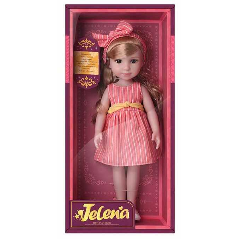 Лялька 69001-6 (24/2) висота - 37 см, довге прошите волосся, стильний одяг, знімне взуття, в коробці