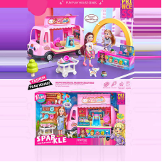 Лялька 7026 (12) 14 см, аксесуари, меблі, в коробці