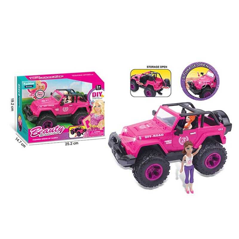 Лялька 8018 (24/2) машина, звук, світло, висота ляльки 10 см, в коробці