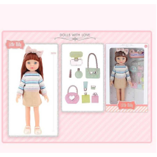 Лялька 91099 I (36) знімний одяг, аксесуари, висота 33 см, в коробці