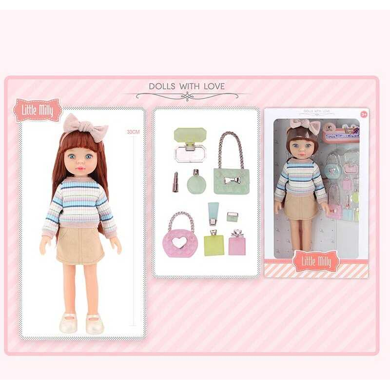 Лялька 91099 I (36) знімний одяг, аксесуари, висота 33 см, в коробці