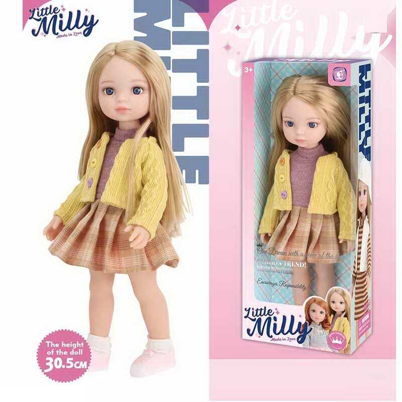 Лялька 92018 A (60/2) знімний одяг, взуття, висота 30 см, в коробці