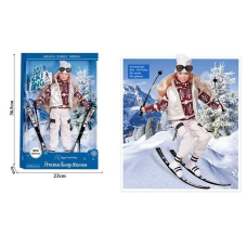 Лялька A 788 B (48/2) 30 см, шарнірні суглоби, окуляри, взуття, лижі, в коробці