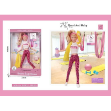 Лялька A 792-2 (48/2), висота 30 см, зйомне взуття, аксесуари, в коробці