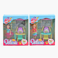 Лялька A 8-21 (96/2) 2 види, знімне взуття, аксесуари, меблі, в коробці