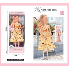 Лялька A 803-1 (72/2) висота 30 см, вагітна, немовля, відчиняється живіт, зйомне взуття, в коробці