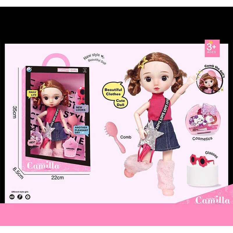 Лялька A 923 H (24/2) висота: 30 см, шарнірні суглоби, імітація скляних очей, аксесуари, гребінець, в коробці Лялька A 923 H (24/2) висота: 30 см, шарнірні суглоби, імітація скляних очей, аксесуари, гребінець, в коробці