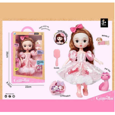 Лялька A 924 B (24/2) висота: 30 см, шарнірні суглоби, імітація скляних очей, аксесуари, в коробці