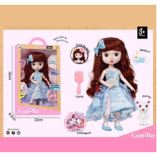 Лялька A 924 C (24/2) висота: 30 см, шарнірні суглоби, імітація скляних очей, аксесуари, в коробці