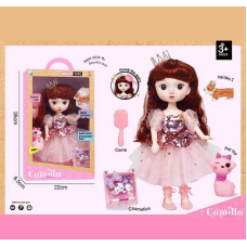 Лялька A 924 E (24/2) висота: 30 см, шарнірні суглоби, імітація скляних очей, аксесуари, в коробці