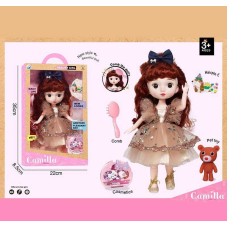 Лялька A 924 F (24/2) висота: 30 см, шарнірні суглоби, імітація скляних очей, аксесуари, в коробці