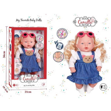 Лялька DH 2365 B (24/2) м’якотіла, гумова, музичний чіп, висота 33 см, в коробці