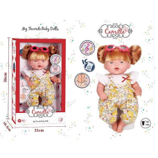 Лялька DH 2365 C (24/2) м’якотіла, гумова, музичний чіп, висота 33 см, в коробці