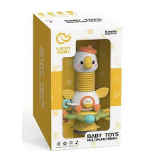 Брязкальце LDJ 230 B (36) “Гусеня”, звук, мелодії, прорізувач, пискавка, пальчикова гра, в коробці