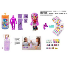 Лялька DK 151 (240/2) 15 см, лялька-сюрприз, аксесуари, взуття, наліпки, у тубі