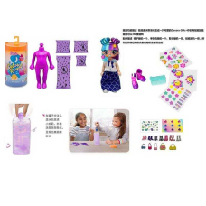 Лялька DK 153 (240/2) 15 см, лялька-сюрприз, аксесуари, взуття, наліпки, у тубі