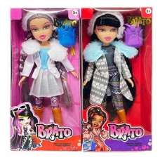 Лялька DK 354 (144/2) 2 види, висота 25.5 см, знімний одяг, шарнірні кінцівки, рюкзак, в коробці