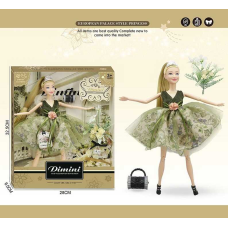 Лялька DMN 06 B (48/2) висота 30 см, зйомне взуття, аксесуари, в коробці