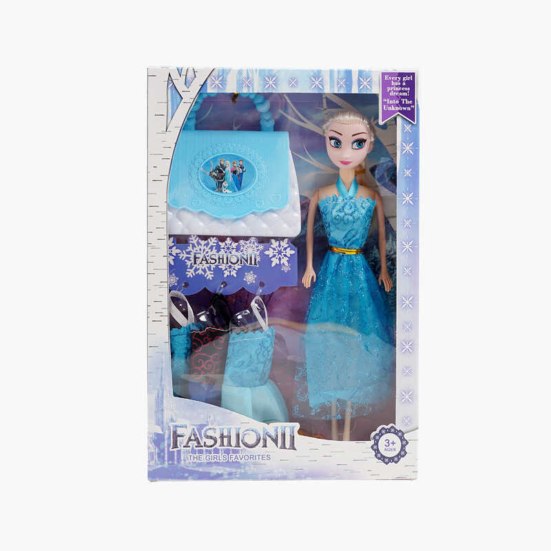 Лялька DX 22 Q4 (84/2) висота 28см, 3 додаткові сукні, сумочка, рухливі кінцівки, гумова голова, в коробці