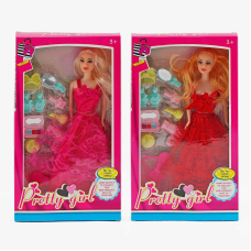 Лялька DYBB 18 (120/2) 2 види, аксесуари, гребінець, в коробці