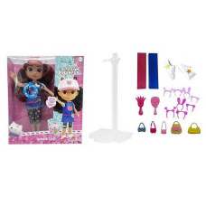 Лялька HBX 26 (84/2) 24 см, пісня англ. мовою, підсвічування, аксесуари, в коробці