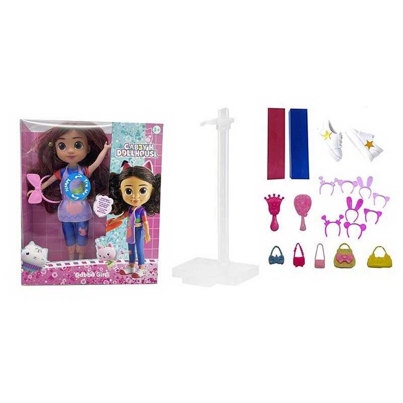 Лялька HBX 27 (84/2) висота - 24 см, співає пісню англійською, підсвічування, аксесуари, тіло - пластик, голова - щільна гума, у коробці