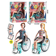 Лялька JX 300-76 (36/2) 2 види, висота 30 см, візок, в коробці