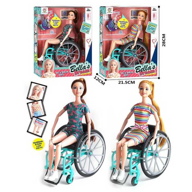 Лялька JX 300-76 (36/2) 2 види, висота 30 см, візок, в коробці