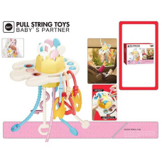 Брязкальце N 1654 Штрих=40069 (72) Космічна ракета”, Pop it, пальчикова гра, прорізувач, шнурочки, підвіски, в коробці