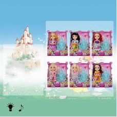 Лялька K 065 X-4 (36/2) музичний чіп, замок, повітряні кульки, висота 32 см, в коробці, ВИДАЄТЬСЯ МІКС ВИДІВ