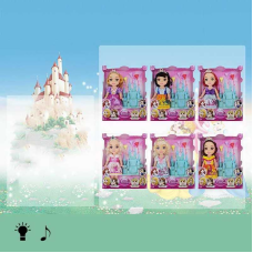 Лялька K 065 X-6 (36/2) музичний чіп, аксесуари, висота 32 см, в коробці, ВИДАЄТЬСЯ МІКС ВИДІВ