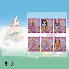 Лялька K 065 X-8 (36/2) музичний чіп, аксесуари, висота 32 см, в коробці, ВИДАЄТЬСЯ МІКС ВИДІВ