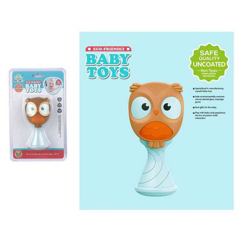 Брязкальце SL 84801-57 (144/4) “Совеня“, гримлячі елементи, в слюді